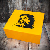 Cigar Humidor "Che Guevara" Yellow - 40 Cigars Capacity