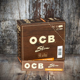 OCB Kingsize Slim Virgin Rolling Papers - Box of 50 Papers