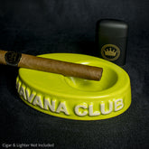 Havana Club Collection Ashtray - El Chico Single Cigar Ashtray - Fennell Green