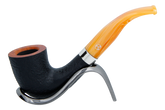 Rattrays Samhain Sandblast Yellow Briar Smoking Pipe - Shape 48