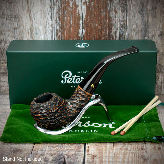 Aran Rusticated Briar Smoking Pipe By Peterson of Dublin - Shape No.999