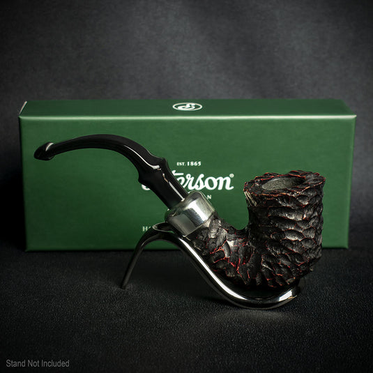 Peterson of Dublin System Rustic Briar Smoking Pipe - Shape No.XL315