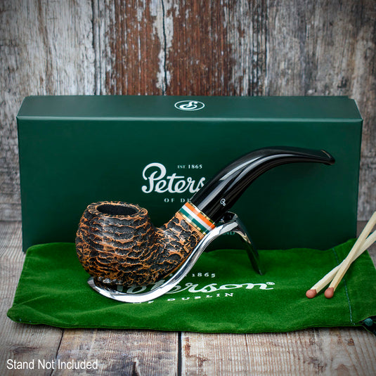Peterson St. Patrick's Day 2023 Rusticated Briar Pipe - Shape 03