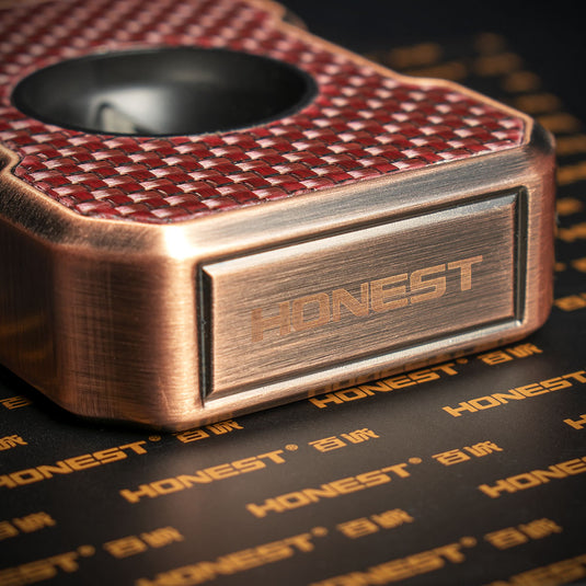 Honest "V" Cigar Cutter - Rose Check