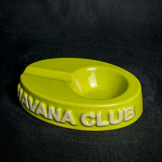 Havana Club Collection Ashtray - El Chico Single Cigar Ashtray - Fennell Green