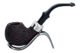 Peterson of Dublin System Rustic Briar Smoking Pipe - Shape No.302