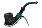 Peterson of Dublin St. Patrick's Day 2024 Rusticated "P" Lip Briar Pipe - Shape 313