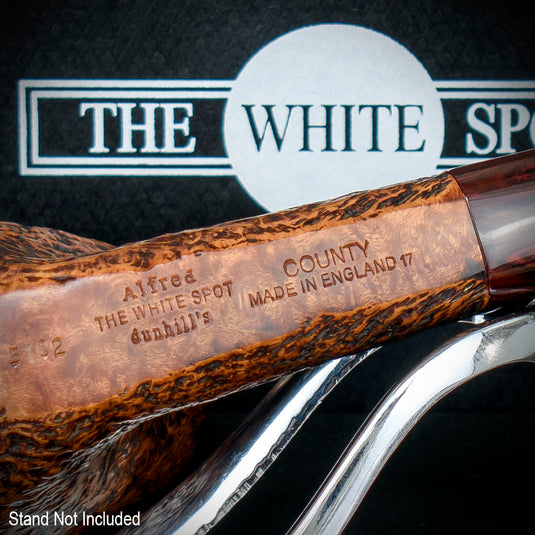 Alfred Dunhill White Spot Briar Smoking Pipe - County 5102