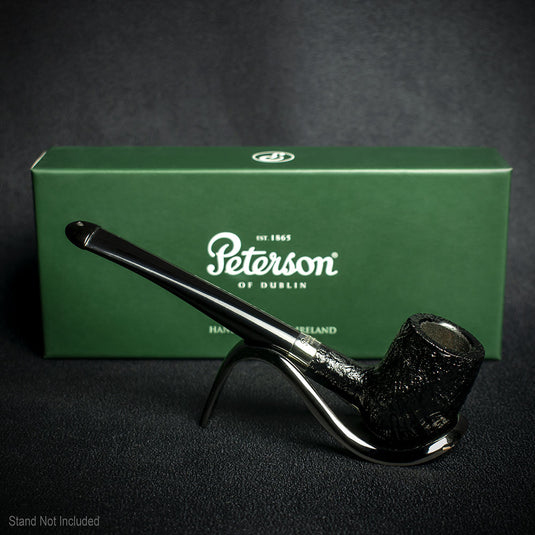 Peterson Of Dublin Sandblast Speciality Briar Smoking Pipe - Barrel