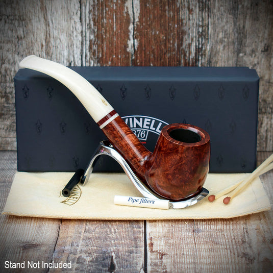 Savinelli Avorio Smooth Burgundy 606 - 6mm Briar Pipe