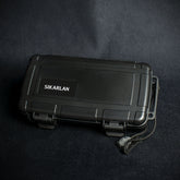 Sikarlan Crushproof Travel Humidor - 5 Cigars Black