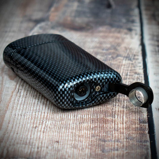 Easy Torch Triple Flame & Cigar Punch - Carbon - Cigar Lighter