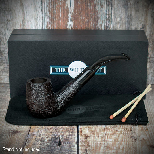 Alfred Dunhill White Spot Briar Smoking Pipe - Shell GP4 Quaint