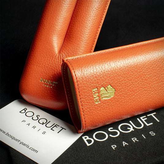 Bosquet EMS Leather Cigar Case (Limited Edition) Naranja