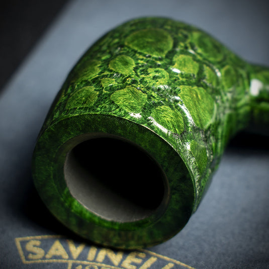 Savinelli Alligator Green 6mm Briar Smoking Pipe - Shape 111