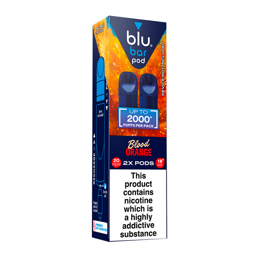 Blu Kit Vape Pods 20mg 2 Pack - Blood Orange