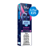 Blu Pre-Filled Replacement Vape Pods 20mg/ml 2 Pack - Blueberry Sour Razz