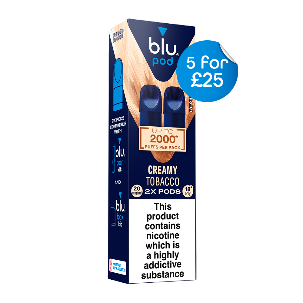 Blu Pre-Filled Replacement Vape Pods 20mg/ml 2 Pack