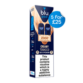 Blu Pre-Filled Replacement Vape Pods 20mg/ml 2 Pack - Creamy Tobacco