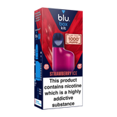 blu box kit Recharchable Device + Strawberry Ice Vape Pod 2ml 20mg/ml Nicotine