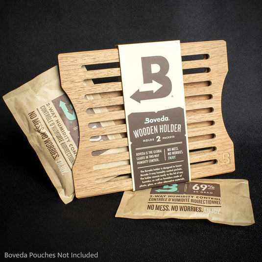 Boveda Cedar Holder for Humidors Slim - Holds 2 Packs