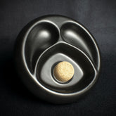 Bullseye 2 Pipe Ashtray Matte Black