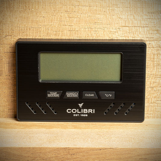 Colibri Quasar Desktop Humidor Blue - 40/45 Cigar Capacity