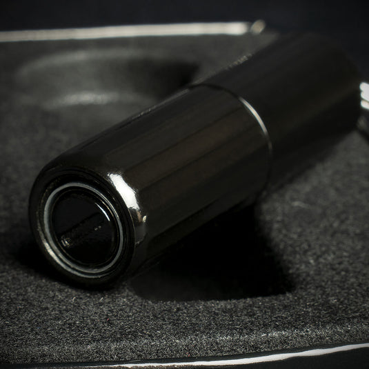 Compact Double Cigar Punch 10mm & 12mm - Black