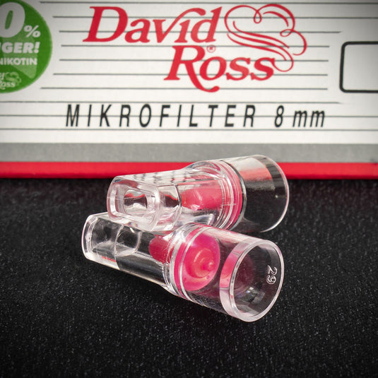David Ross Cigarette Filters - Standard 8mm