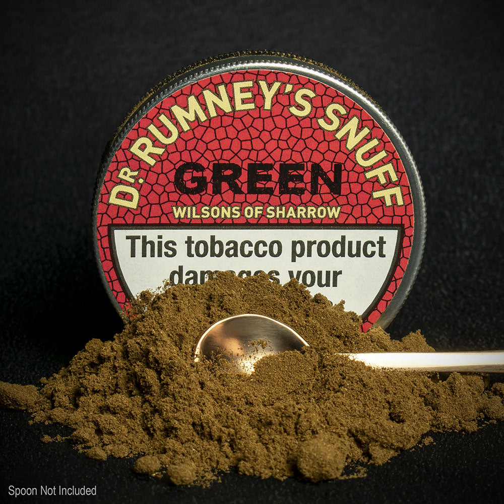 tobacco dip uk Dr. Rumney's Green Snuff Tap Tin