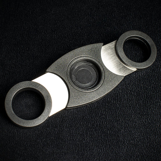 Easy Cut Closed Back Double Blade Guillotine Cigar Cutter
