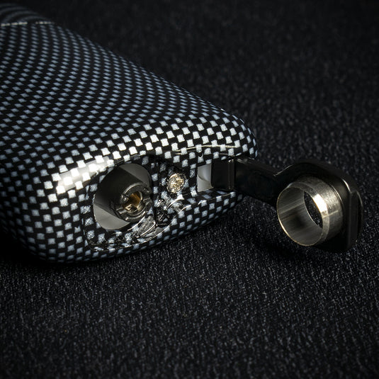 Easy Torch Carbon Triple Flame Cigar Lighter with Built-in Punch