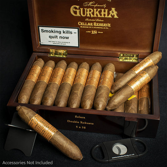 Gurkha Cellar Reserve 18 Year Old Solara Double Robusto Cigar - Single