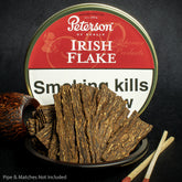 Peterson Irish Flake Pipe Tobacco - 50g Tin
