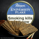 Peterson University Flake Pipe Tobacco - 50g Tin