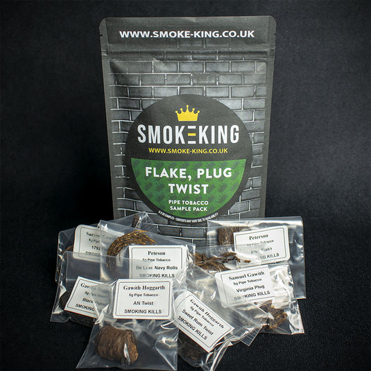 Pipe Tobacco Sample Pack - Flake, Plug & Twist