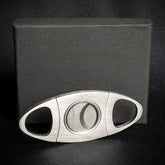 Stainless Steel Double Blade Guillotine Cigar Cutter