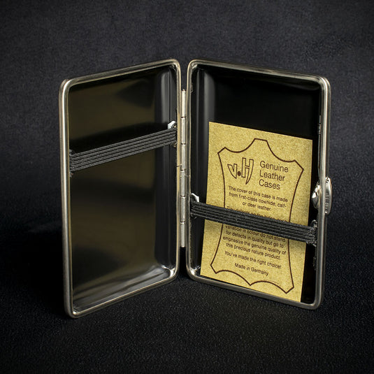 Vom Hofe Cigarette Case Kingsize Black Carbon Weave