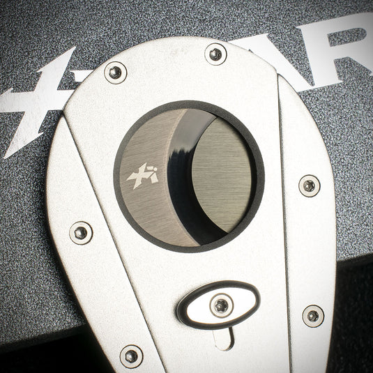 Xikar Xi-1 Silver 100SL Double Blade Guillotine Cigar Cutter