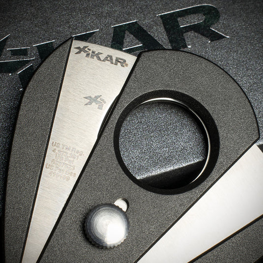 Xikar Xi-2 Black Fibreglass 200BK Double Blade Guillotine Cigar Cutter
