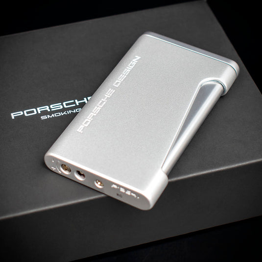 Porsche Design Flat Flame Cigar Lighter - Silver
