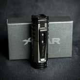 Xikar Tactical 1 Single Jet Flame Cigar Lighter -Gunmetal/ Black (551 GMBK)