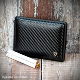 Superking Cigarette Case Black Carbon Weave (612 962)