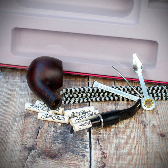 Smoke-King Pipe Smoker's Beginner Set (Bent Pipe)
