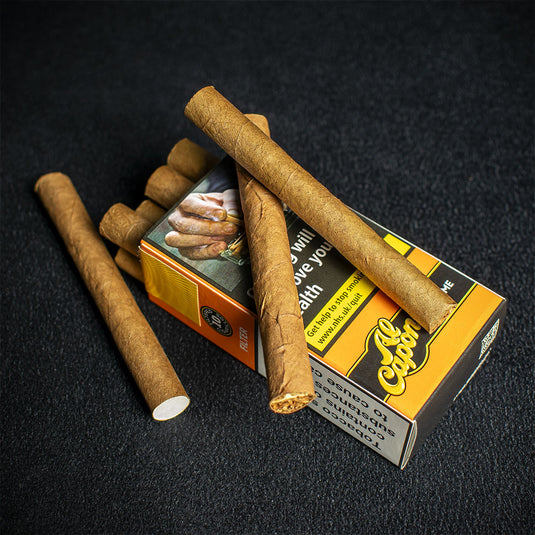 Al Capone Pockets Flame Cognac Filter Cigarillos - Pack of 10