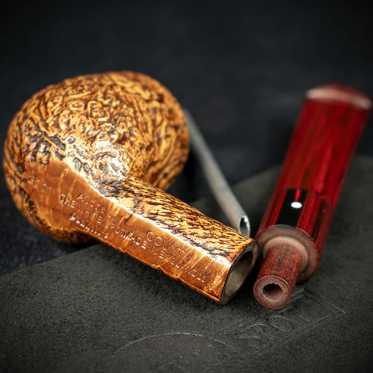 Alfred Dunhill White Spot Briar Smoking Pipe - County 3201