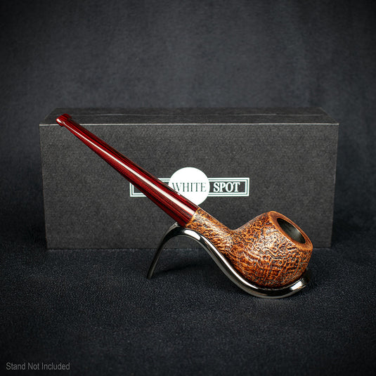 Alfred Dunhill White Spot Briar Smoking Pipe - County 4107
