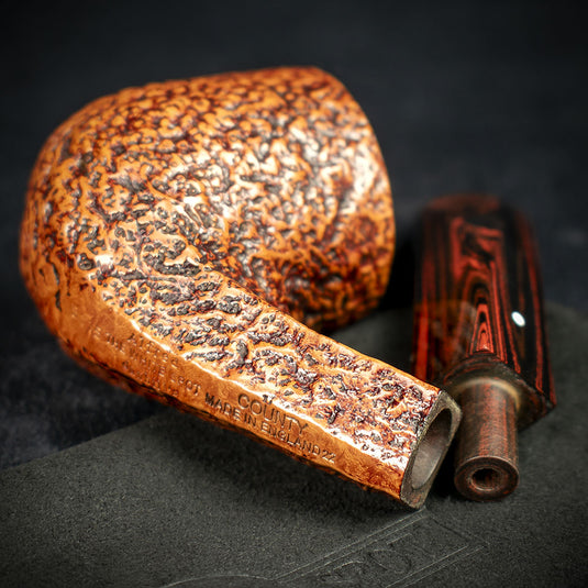 Alfred Dunhill White Spot Briar Smoking Pipe - County 5115