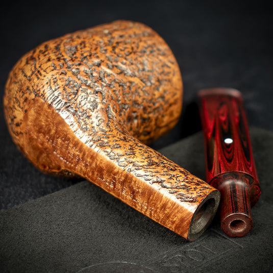 Alfred Dunhill White Spot Briar Smoking Pipe - County 5406
