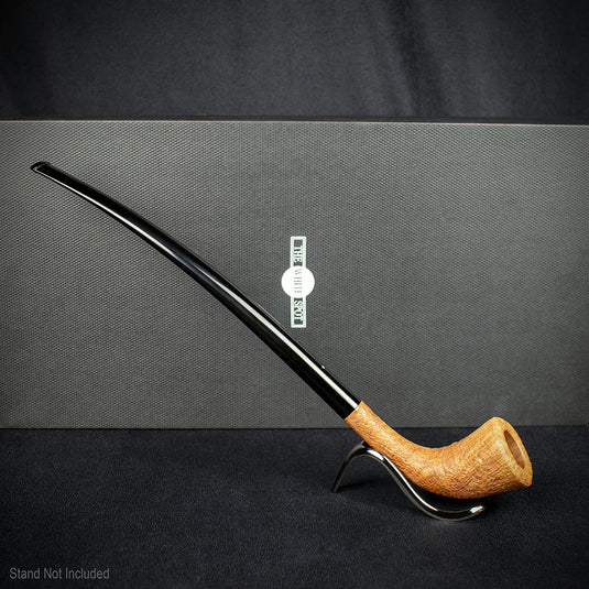 Alfred Dunhill White Spot Briar Smoking Pipe - Tanshell Limited Edition Alphorn